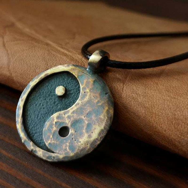 FuAttract Serenity Protection & Spiritual Energy Zinc Alloy Yin Yang Tai Chi Bagua Necklace - image 2