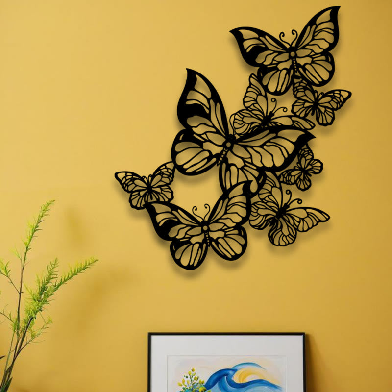 FuAttract Elegance Freedom & Harmonious Butterfly Metal Wall Decor Home Art Decor - image 10