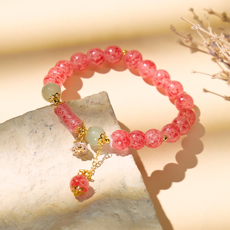 FuAttract Love Harmony & Charming Energy Strawberry Quartz Bracelet - image 3