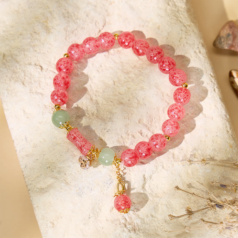 FuAttract Love Harmony & Charming Energy Strawberry Quartz Bracelet - image 1