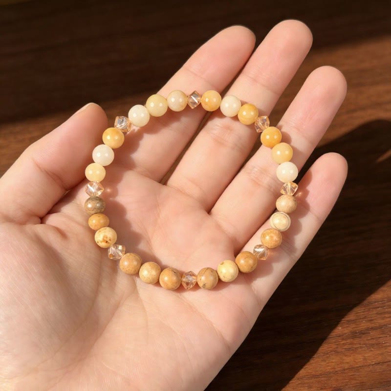 FuAttract Wealth Luck & Fortune Citrine Topaz Yellow Jade Bracelet - image 3
