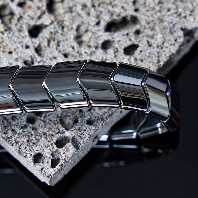 FuAttract Stability Grounding & Confidence Hematite Small S Wave Magnetic Bracelet - image 15