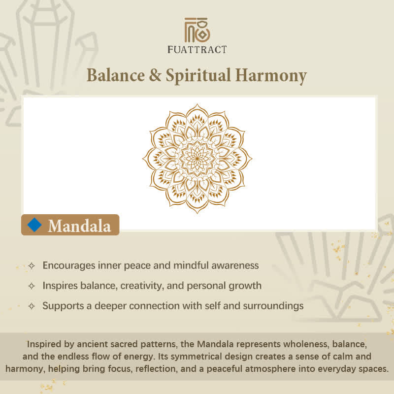 FuAttract Harmony Balance & Sacred Mandala Seed of Life Metal Wall Decor Home Art Decor - image 11