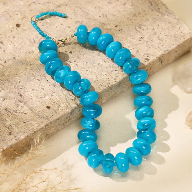 FuAttract Joy Creativity & Confidence Colorful Acrylic Bead Dopamine Fashion Necklace - image 0