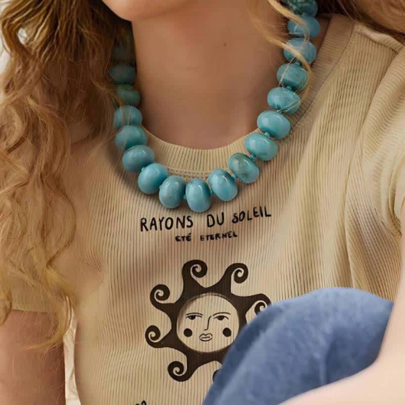 FuAttract Joy Creativity & Confidence Colorful Acrylic Bead Dopamine Fashion Necklace - image 5