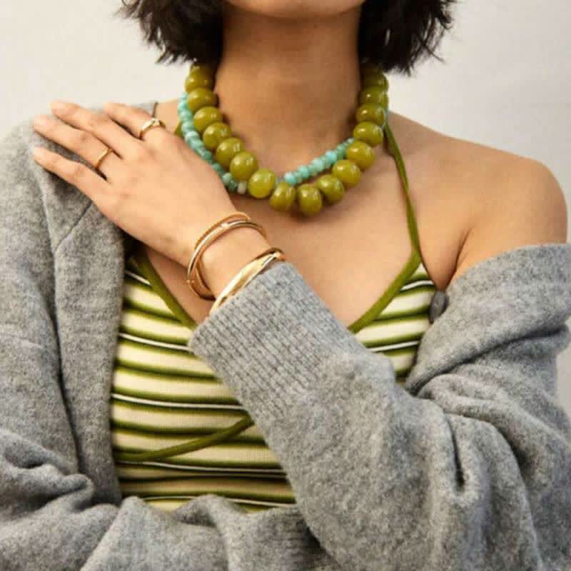 FuAttract Joy Creativity & Confidence Colorful Acrylic Bead Dopamine Fashion Necklace - image 22