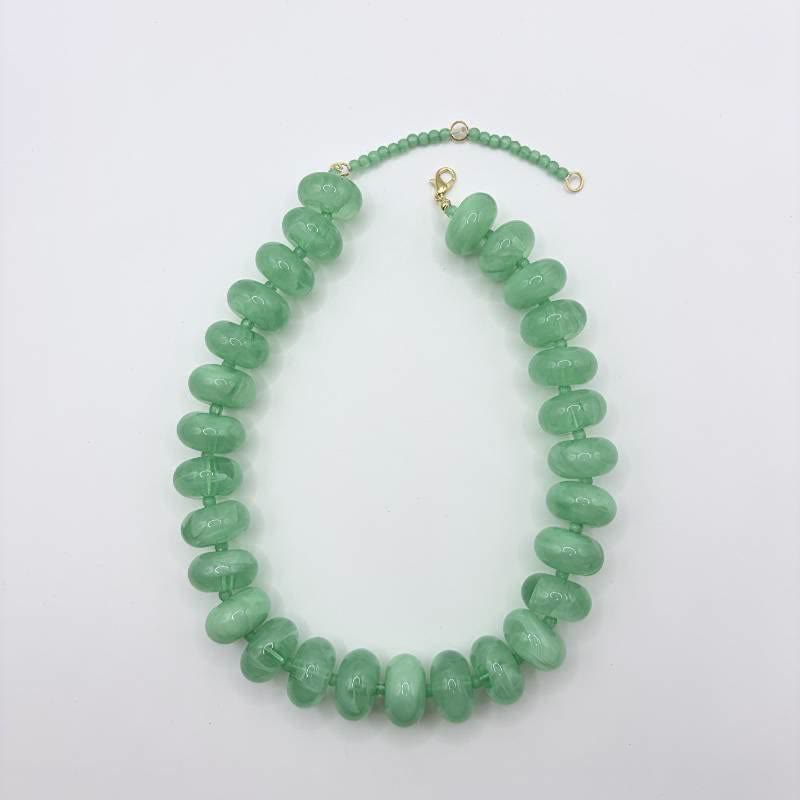 FuAttract Joy Creativity & Confidence Colorful Acrylic Bead Dopamine Fashion Necklace - Light Green - image 7