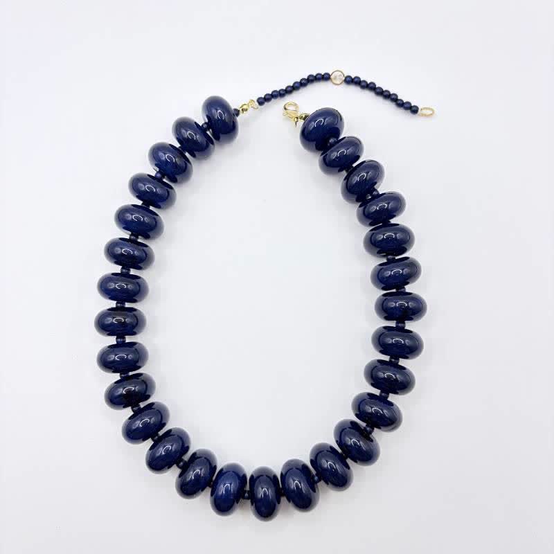 FuAttract Joy Creativity & Confidence Colorful Acrylic Bead Dopamine Fashion Necklace - Navy Blue - image 13