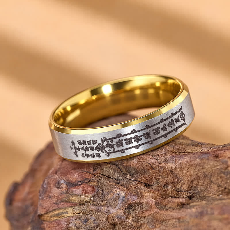 FuAttract Fortune Prosperity & Feng Shui Stainless Steel Five-Way God of Wealth Ring - image 2