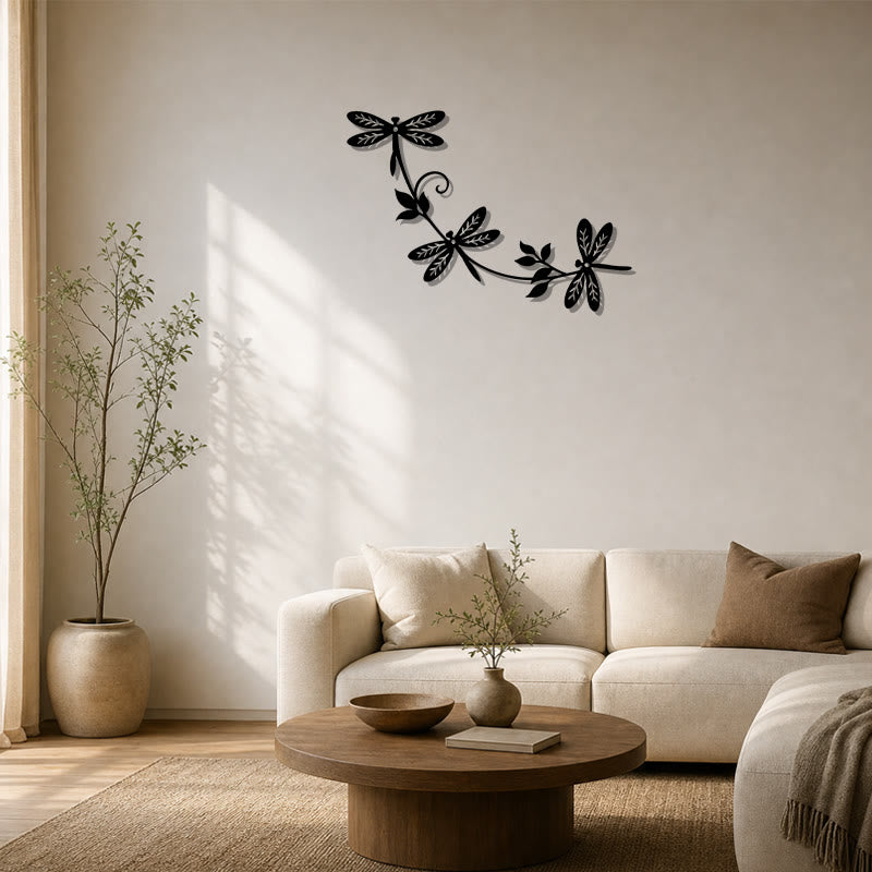 FuAttract Transformation Renewal & Freedom Dragonfly Metal Wall Decor Home Art Decor - image 2