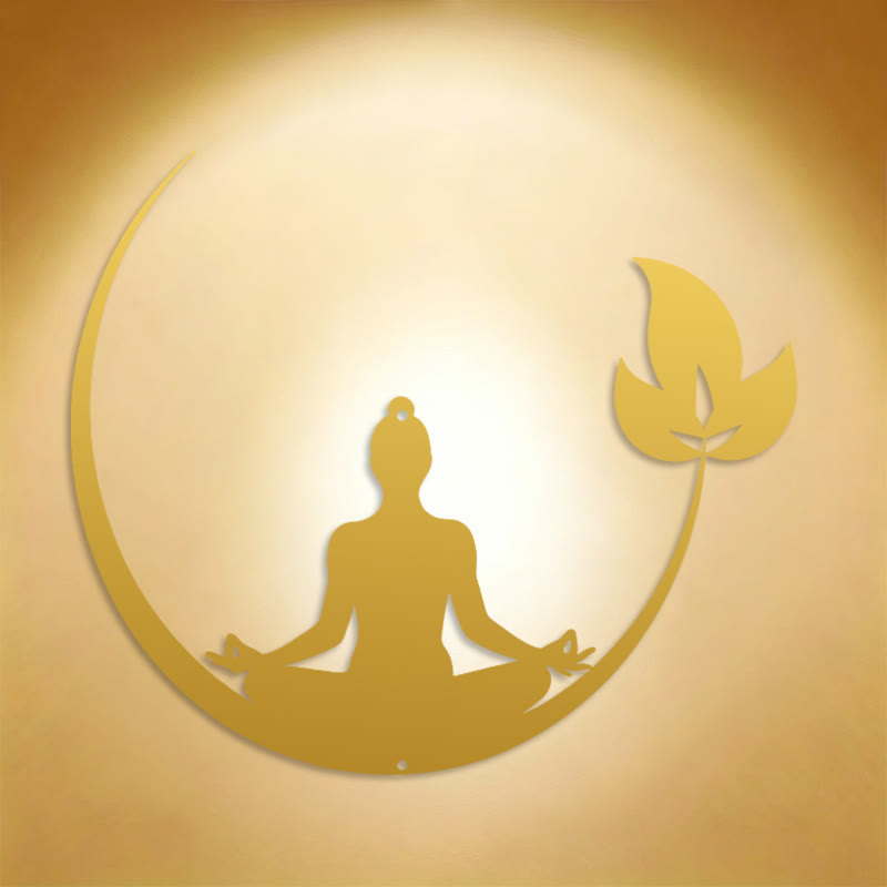 FuAttract Serenity Mindfulness & Inner Harmony Lotus Moon Buddha Metal Wall Decor Home Art Decor - image 13