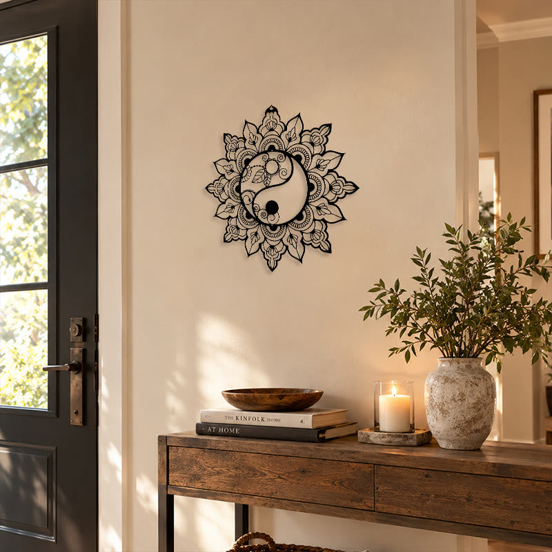 FuAttract Balance Clarity & Spiritual Growth Yin Yang Mandala Metal Wall Decor Home Art Decor - image 10