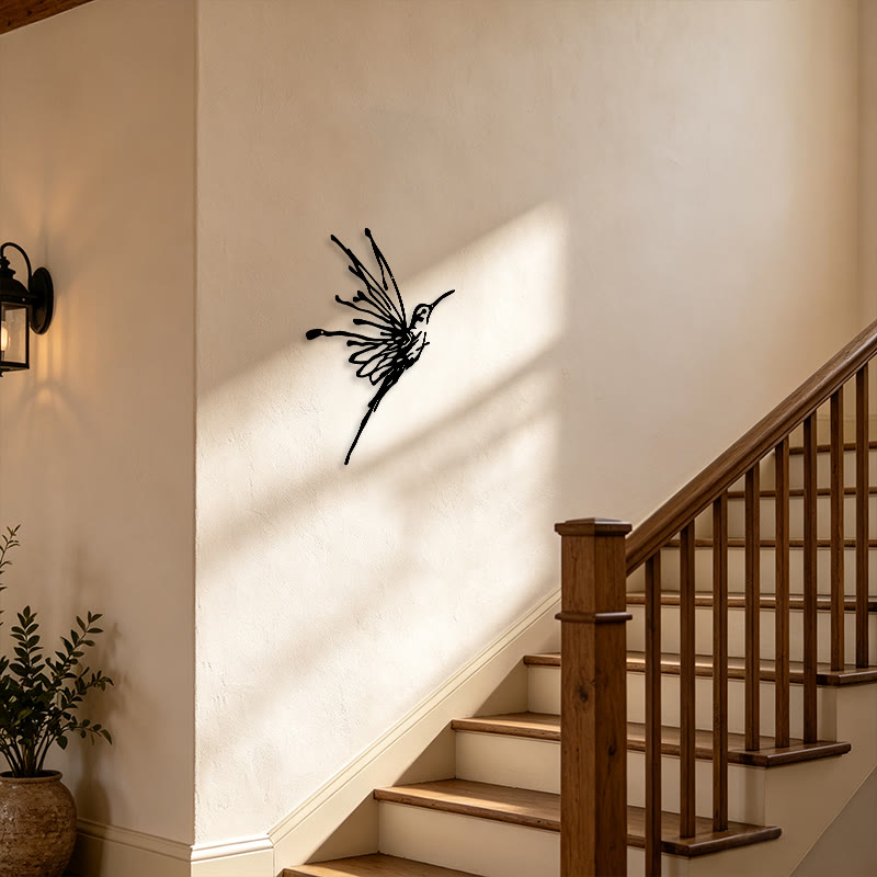 FuAttract Joy Resilience & Freedom Hummingbird Metal Wall Decor Home Art Decor - image 10