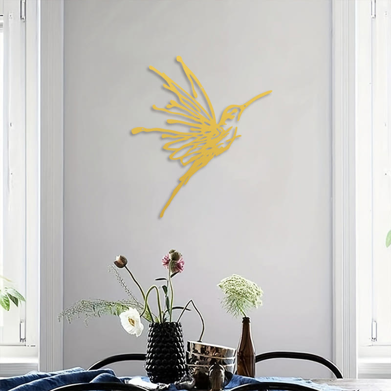 FuAttract Joy Resilience & Freedom Hummingbird Metal Wall Decor Home Art Decor - image 13