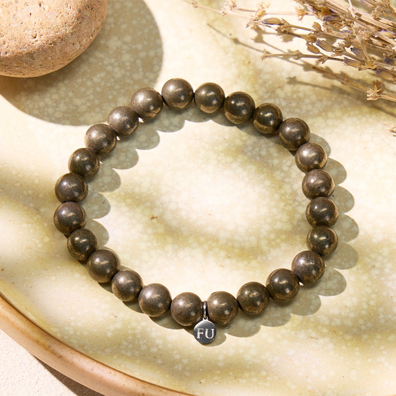 FuAttract Pyrite Stone Bracelet - Where Inner Radiance Awakens - 21cm - image 0