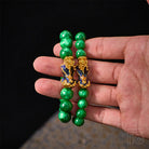 FuAttract Harmony of Fortune Bracelet –  Cyan Jade With FengShui Pixiu - image 6
