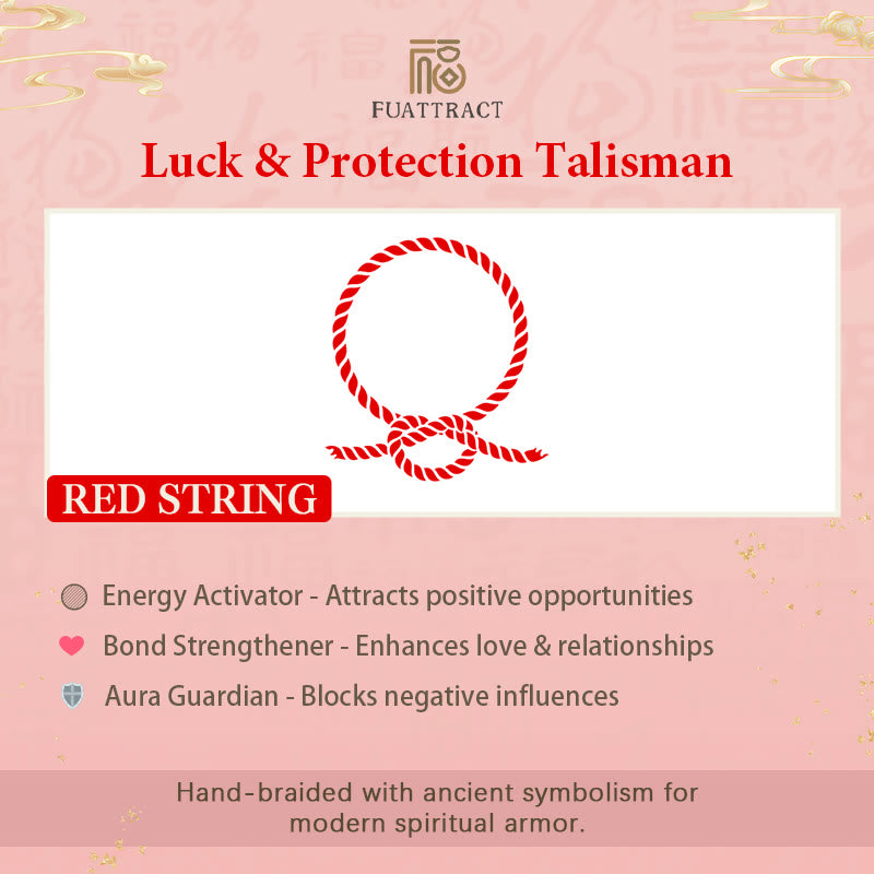 Fuattract Prosperity Braid - Hand-Knotted Fu Charm Silver Pixiu String Bracelet - image 6