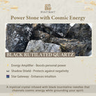 FuAttract Fortune Loop - Handwoven Silver Pixiu Obsidian Rutilated Quartz Bracelet - image 8