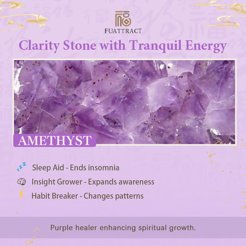 FuAttract Pixiu Talisman Bracelet | Amethyst for Calm, Clarity & Energy Shielding - image 5