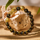 FuAttract Abundance & Protection – Black Onyx Om Mani Padme Hum Beads Pixiu Bracelet - image 1