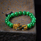 FuAttract Harmony of Fortune Bracelet –  Cyan Jade With FengShui Pixiu - image 14