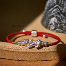 FuAttract Destiny Braider - Silver Pixiu Adjustable Handwoven Red String Bracelet - image 11