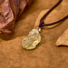 FuAttract Attract Luck & Fortune – Prosperity Citrine Pixiu Necklace - image 10