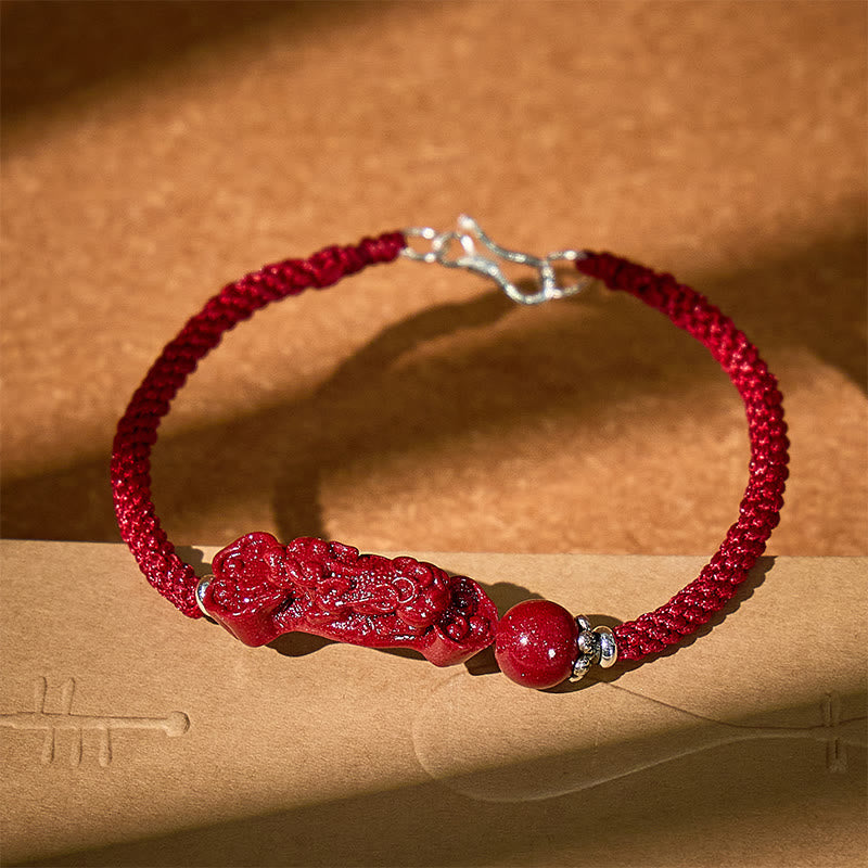 Fuattract Protective Power – Handcrafted Cinnabar Pixiu Braided Bracelet - image 10