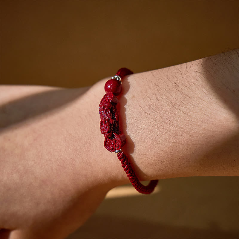 Fuattract Protective Power – Handcrafted Cinnabar Pixiu Braided Bracelet - image 11