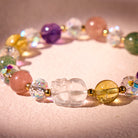 FuAttract Love, Luck & Fortune – Amethyst Strawberry Quartz Citrine Pixiu Bracelet - image 4