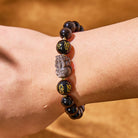 FuAttract Focused Fortune - Silver Obsidian Wealth Protection Bracelet - image 6