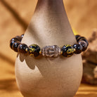FuAttract Focused Fortune - Silver Obsidian Wealth Protection Bracelet - image 2