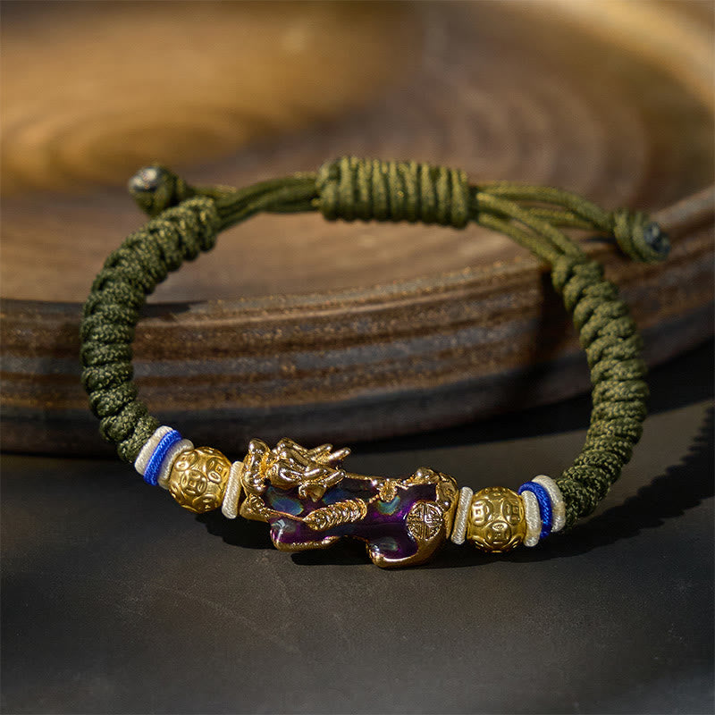 FuAttract Wealth Talisman - Thermochromic Pixiu String Bracelet - image 8