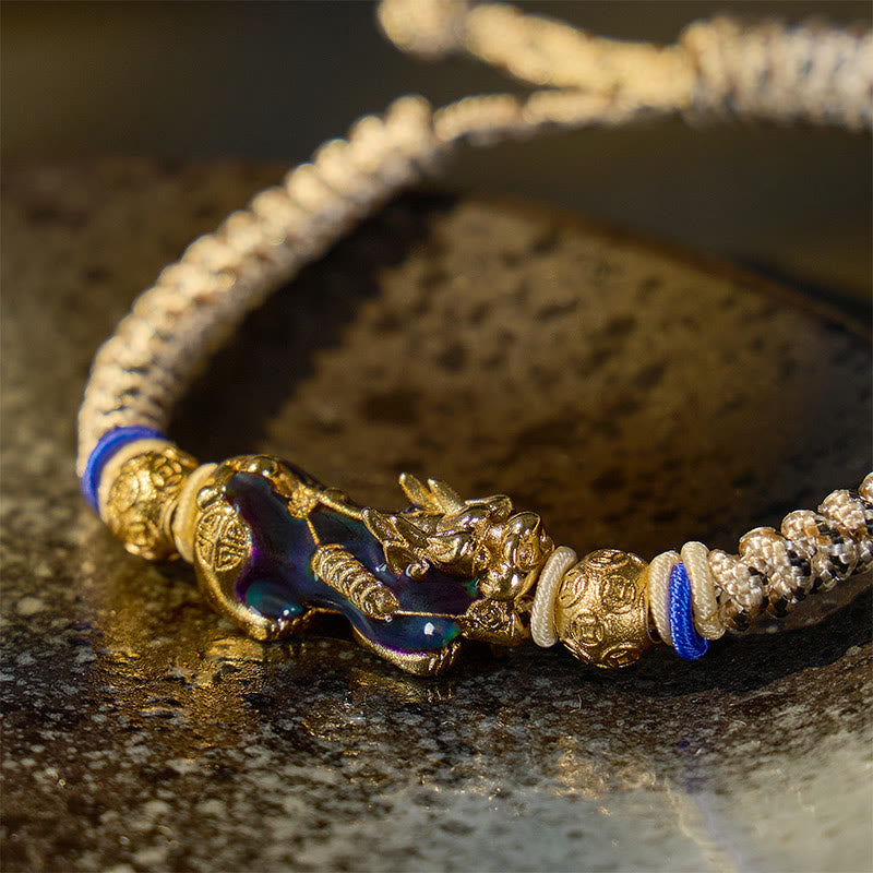 FuAttract Wealth Talisman - Thermochromic Pixiu String Bracelet - image 2