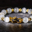 FuAttract Lucky Protection & Positive Energy - Spiritual Guardian Cat's Eye Pixiu Bracelet - image 3