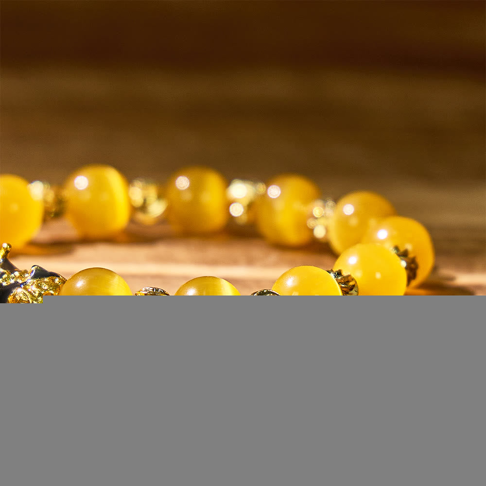 FuAttract Lucky Protection & Positive Energy - Spiritual Guardian Cat's Eye Pixiu Bracelet - image 15