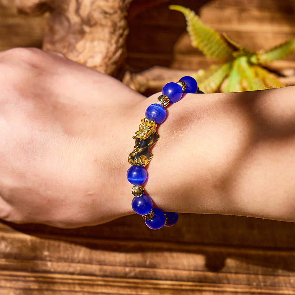 FuAttract Lucky Protection & Positive Energy - Spiritual Guardian Cat's Eye Pixiu Bracelet - image 19