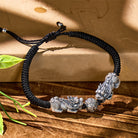 FuAttract Prosperity Pulse - 999 Silver Pixiu Braided Wealth Bracelet - image 2