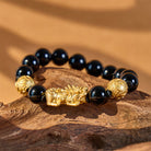 FuAttract Prosperity Lock - Black Obsidian Pixiu Wealth Bracelet - image 10