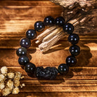 Abundance & Energy Shield Bracelet – Pixiu + Rainbow Eye Obsidian - image 16