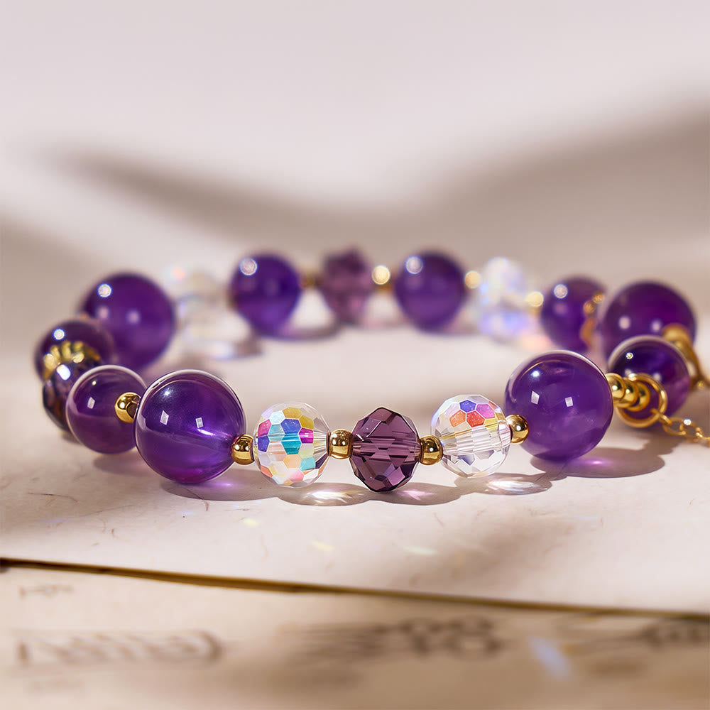 FuAttract Pixiu Talisman Bracelet | Amethyst for Calm, Clarity & Energy Shielding - image 9