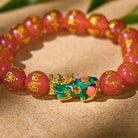 FuAttract Healing & Prosperity – Red Agate Om Mani Padme Hum Color-Changing Pixiu Bracelet - image 9