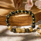 FuAttract Protective Energy & Wealth Attraction Black Onyx Om Mani Padme Hum Pixiu Bracelet - image 2