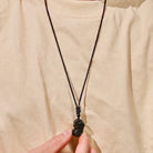 FuAttract Energy Sentinel - Golden Obsidian Pixiu Pendant Necklace - image 6