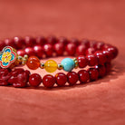 FuAttract Lucky Energy Circuit – Double-Layer Cinnabar Pixiu FU Character Protection Bracelet - image 4