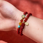 FuAttract Lucky Energy Circuit – Double-Layer Cinnabar Pixiu FU Character Protection Bracelet - image 5