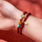 FuAttract Lucky Energy Circuit – Double-Layer Cinnabar Pixiu FU Character Protection Bracelet - image 5