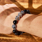 FuAttract Abyss Guardian - Black Obsidian & Sterling Silver Energy Bracelet - image 5