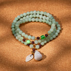 FuAttract Prosperity & Protection Bracelet – Jade + Garnet Pixiu Design - image 12