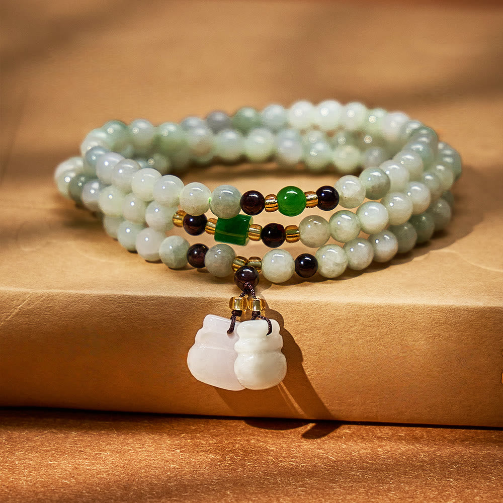 FuAttract Prosperity & Protection Bracelet – Jade + Garnet Pixiu Design - Lock - image 23
